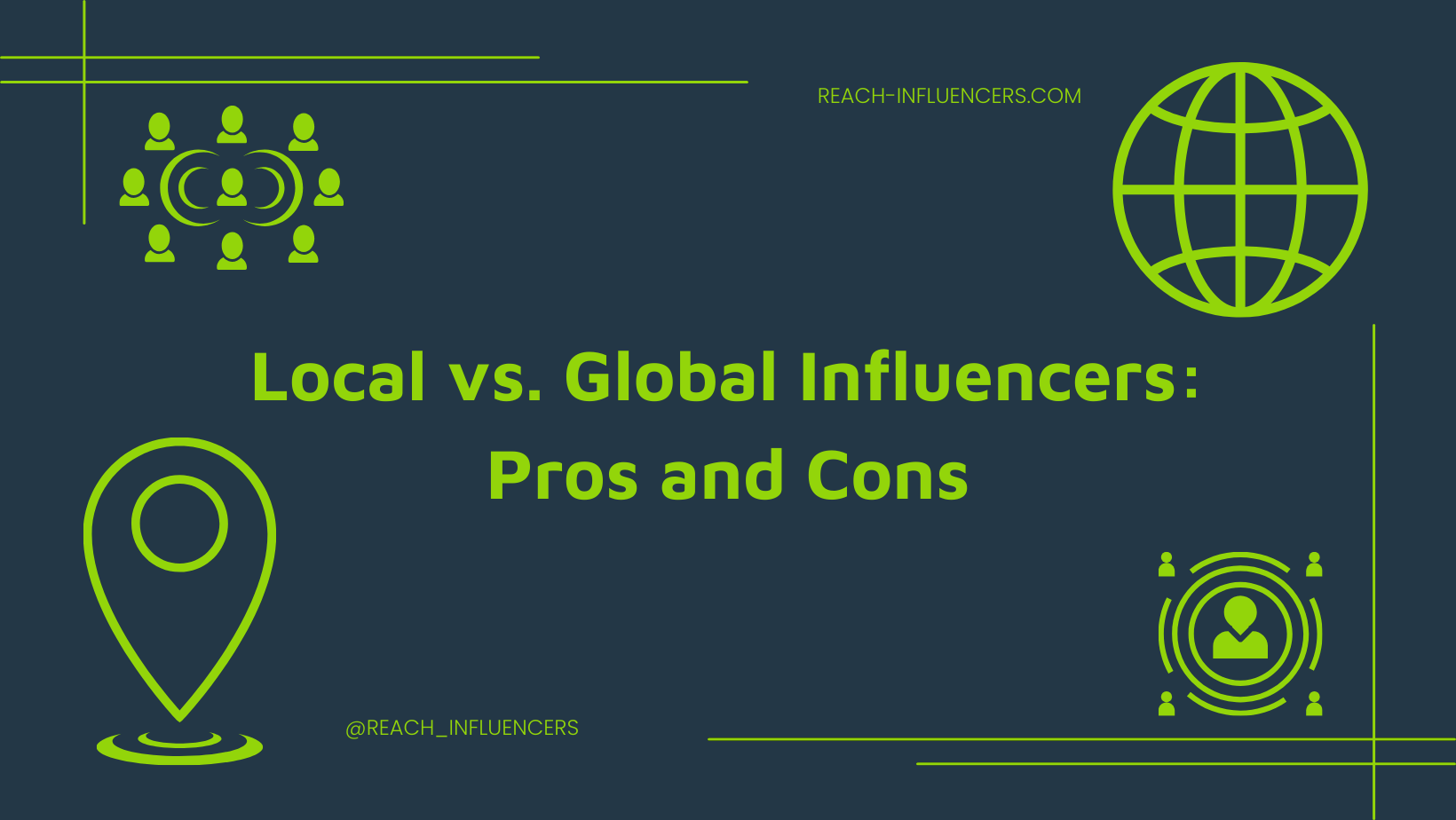 Discover the advantages and disadvantages of local and global influencers in the ever-evolving world of marketing.