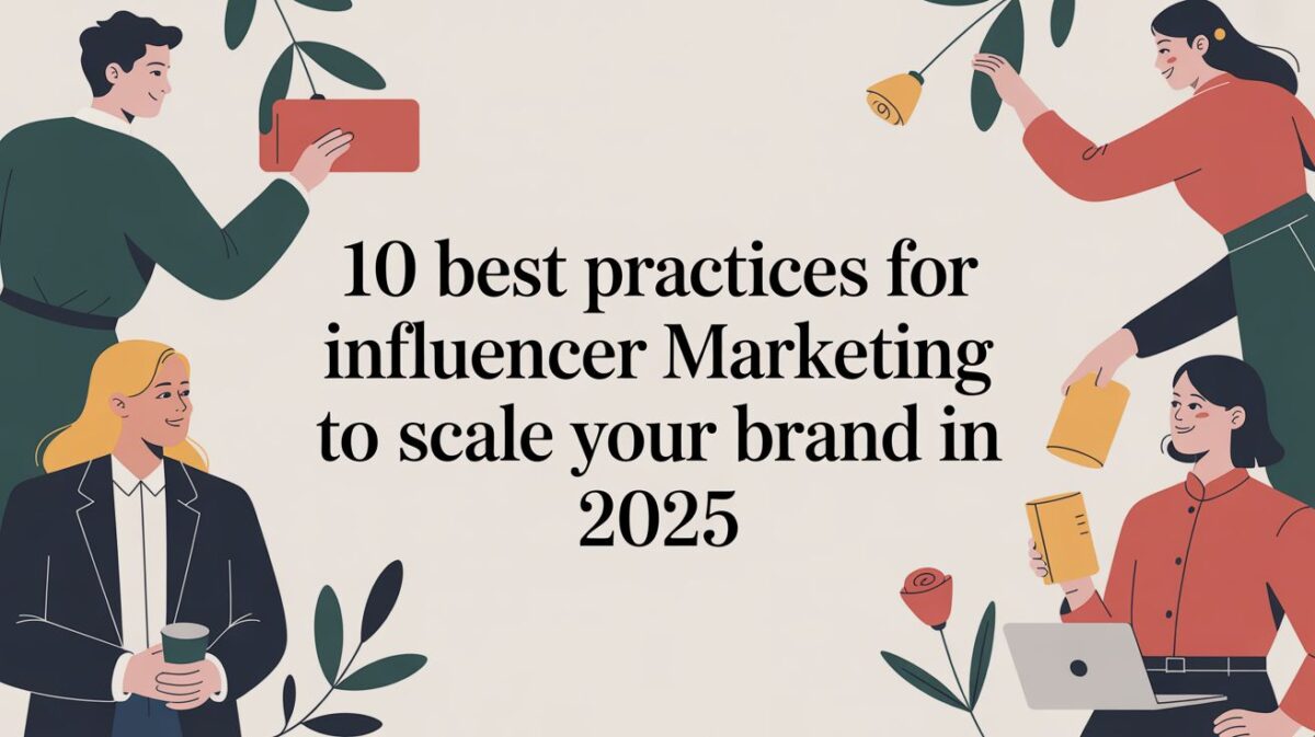 10 Best Practices for Influencer Marketing to Scale Your Brand in 2025