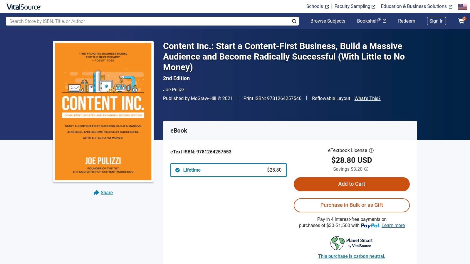 Content Inc., Second Edition — Joe Pulizzi