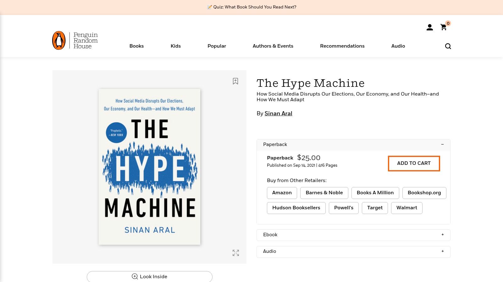 The Hype Machine — Sinan Aral