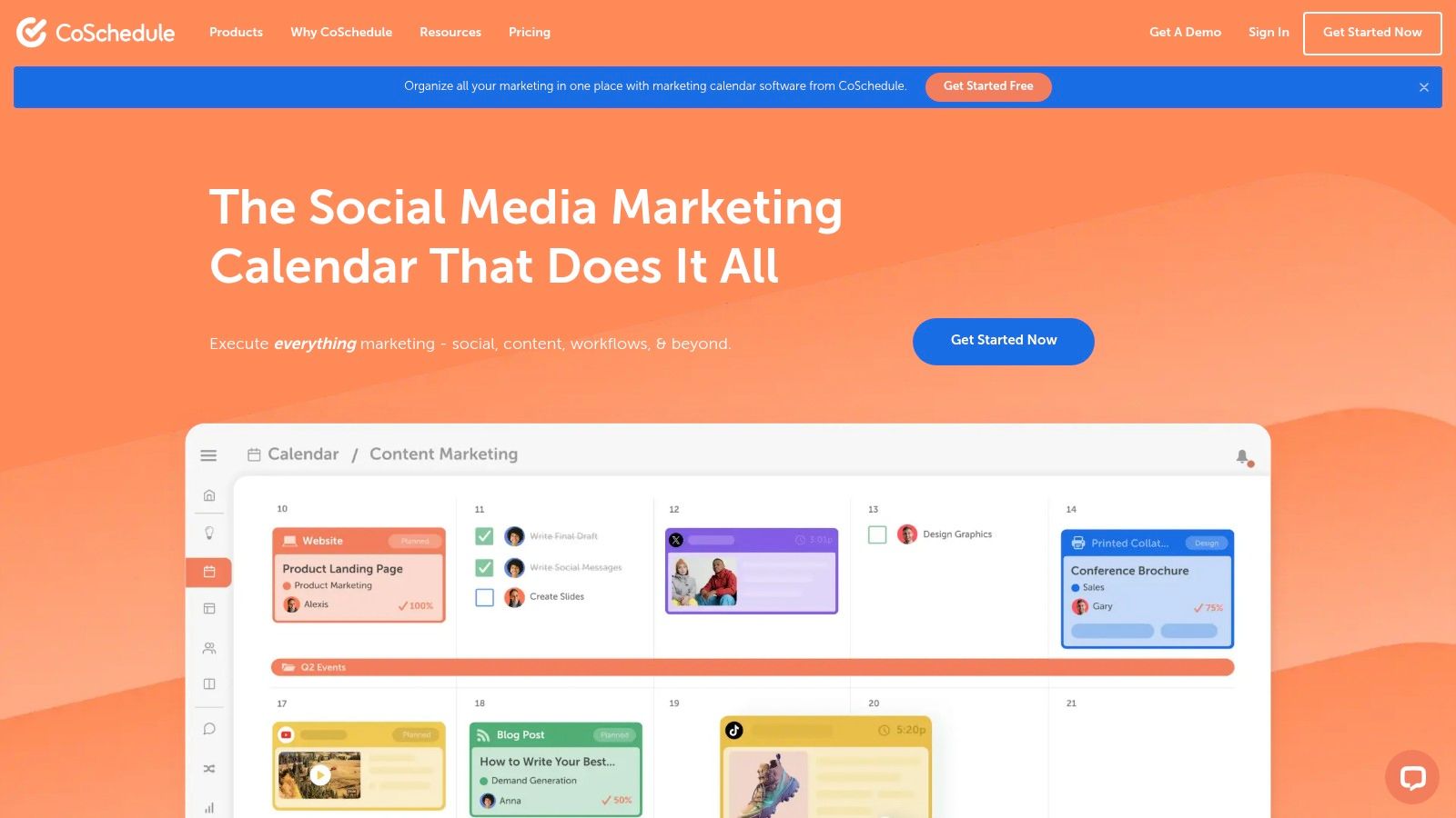 CoSchedule (Free Marketing Calendar)