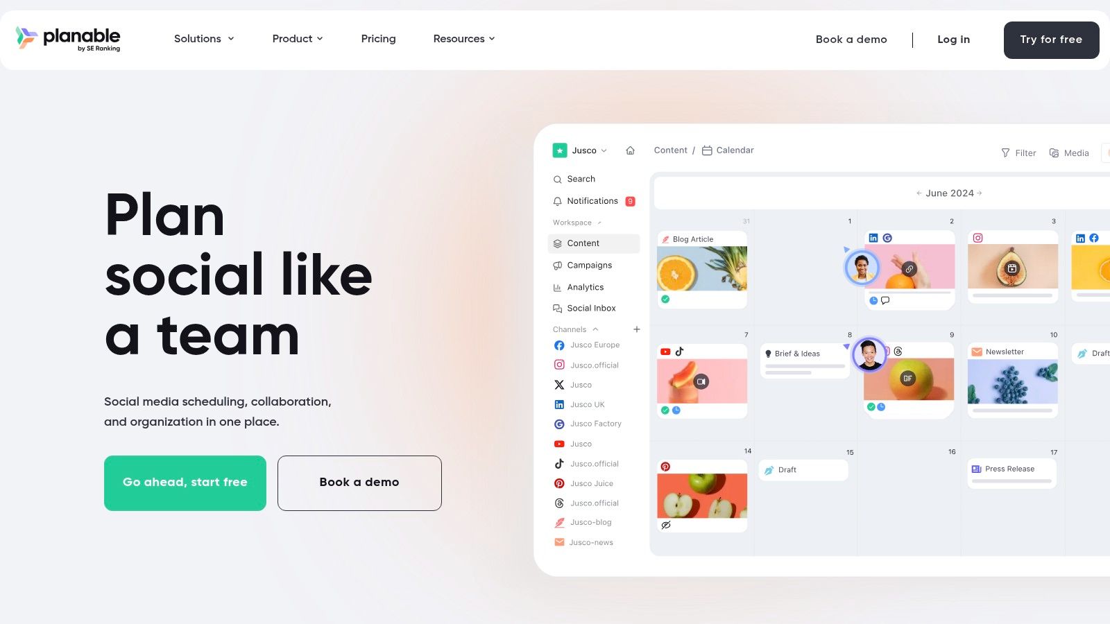Planable (Free plan)